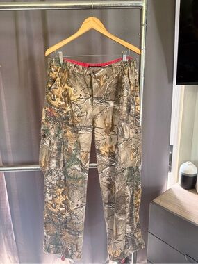 Realtree Men's Camo Cargo Pants - Brown/Green